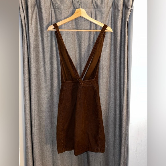 Vintage vibes corduroy overall dress Brown - Picture 2 of 2
